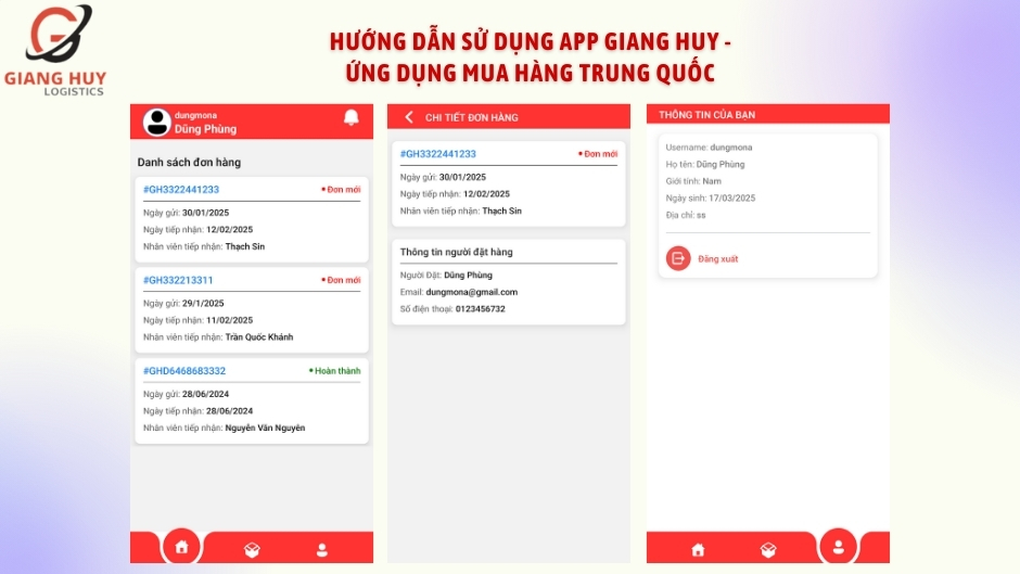 Hướng dẫn mua hàng trên ứng dụng Yang Ji Vina 