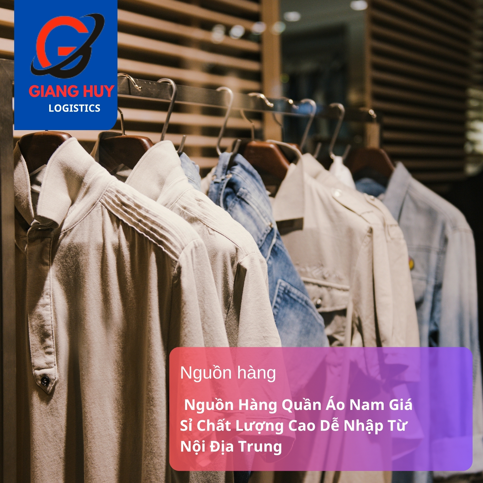 Nguồn hàng quần áo nam